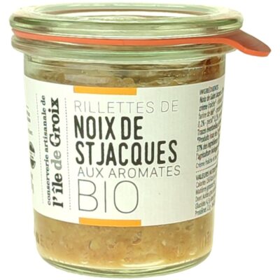 Rillettes de Noix de Saint Jacques aux Aromates BIO, Groix & Nature